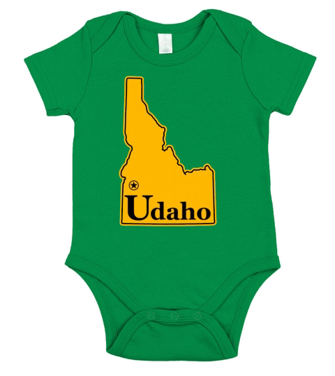 Idaho Udaho Short Sleeve Baby One-Piece
