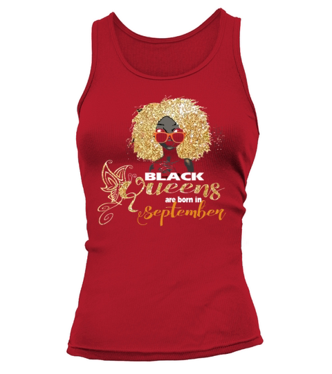 Black Queens Are Born In September Women's Tank Top