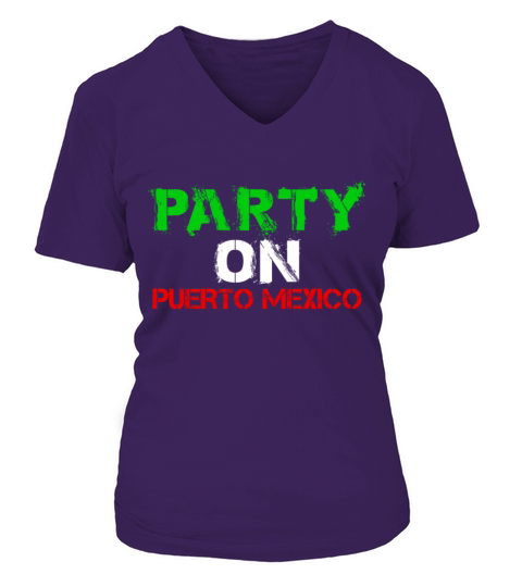 Party On T-shirt Women's V-Neck T-shirt