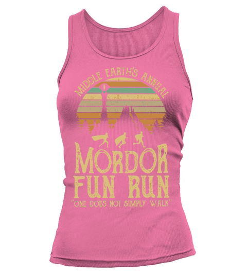 Spl Sunset middle earth’s annual mordor fun run one does not simply walk Tank top Woman