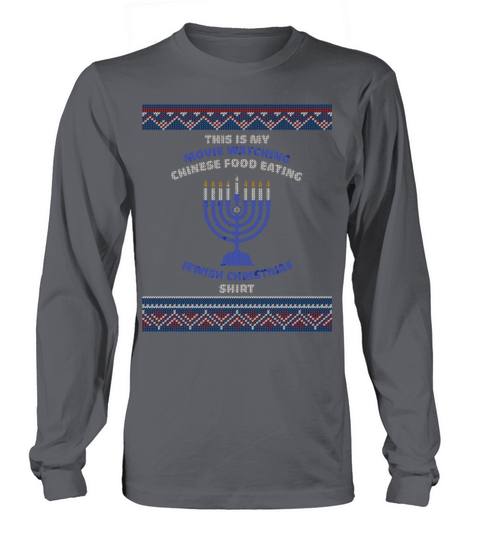 Jewish Christmas Hanukkah Funny Quote Ugly Sweater Women's Long Sleeve
