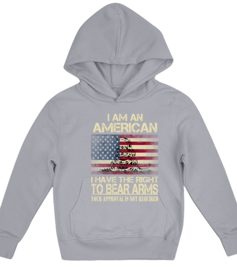 American - I have the right to bear arms t-shirt Kids Hoodie