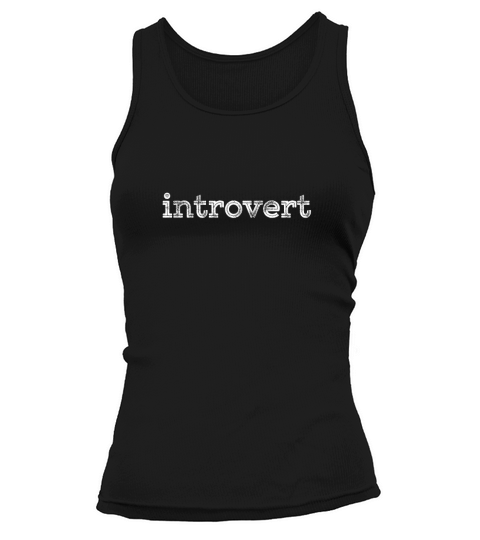 Retro Graphic Introvert Identity Tank top Woman