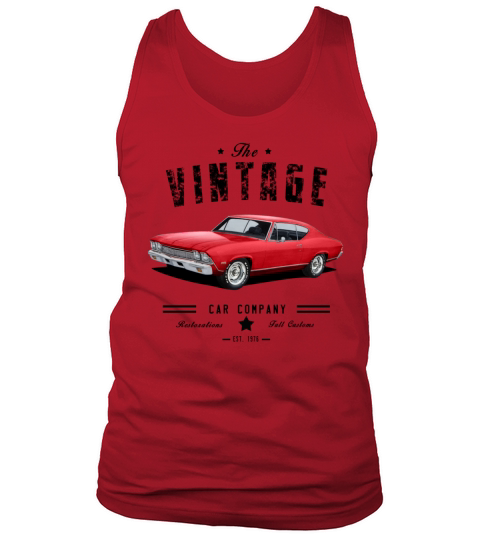 vintage car co chevelle Tank Top Unisex