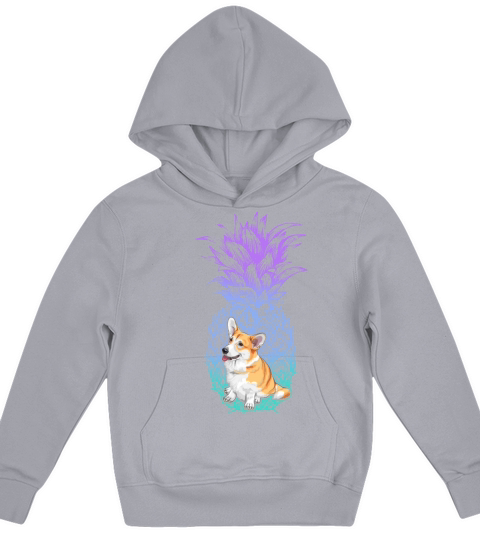 Pineapple Corgi Shirt Best Birthday Gift For Kids Hoodie