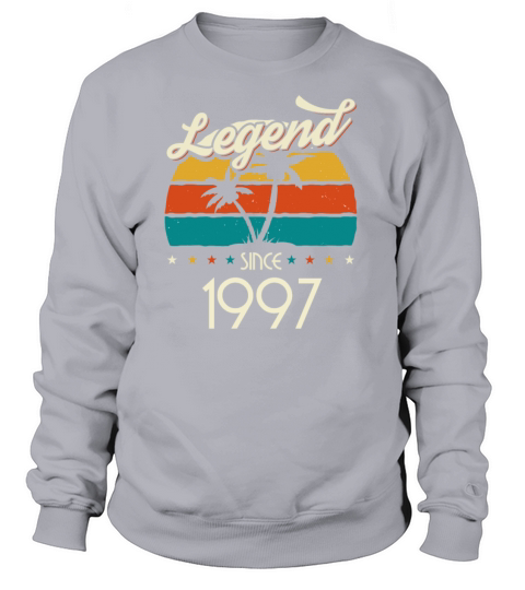 1997 Vintage born in Retro age Birthday gift idea Women's Sweatshirt