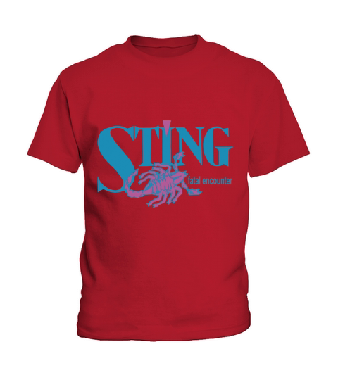 Aew Sting Scorpio Fatal Encounter Kids T-Shirt