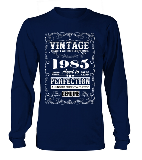 Premium Vintage 1985 Aged To Perfection Men's Long Sleeve