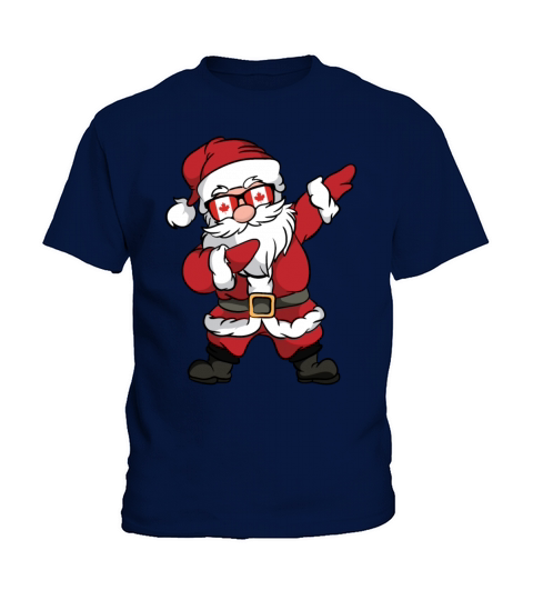 Canada Santa Claus dabbing dubbing christmas Kids T-Shirt