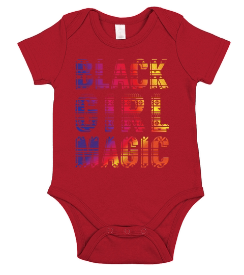 Black Girl Magic - dashiki african gift design Short Sleeve Baby One-Piece