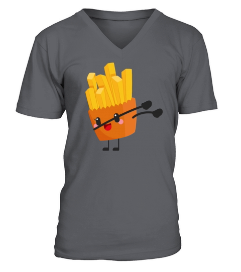 Dabbing French Fries - gift idea Men's V-Neck T-shirt
