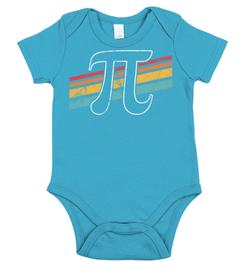 PI Day 2022 Math Lover Mathematics Retro Vintage Short Sleeve Baby One-Piece
