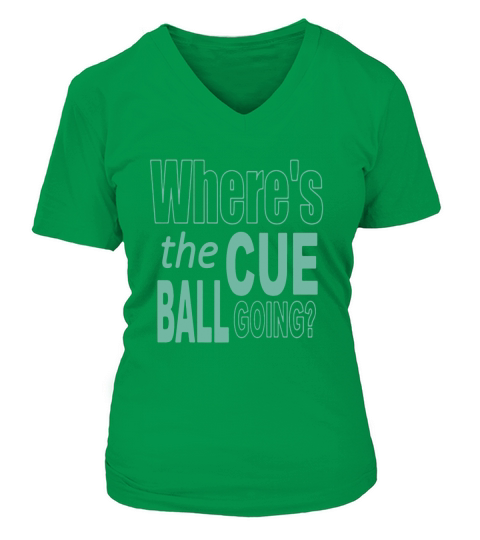 Snooker Where s The Cue Ball Going - Mens V-Neck T-Shirt by Canvas V-neck T-Shirt Woman