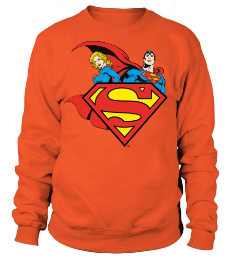 DC Comics Originals Supergirl And Superman Women's Sweatshirt