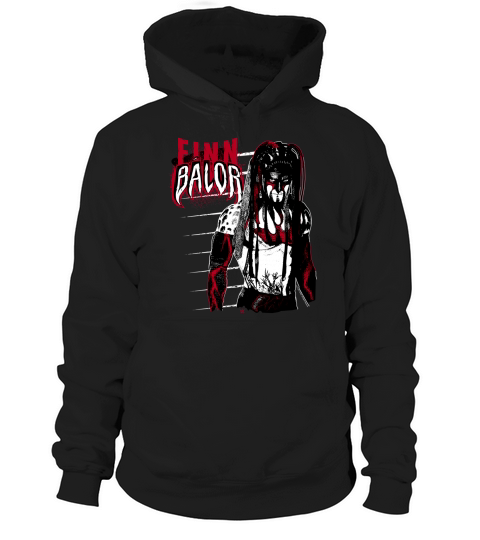 Wrestling WWE Finn Balor Black and Red Hoodie Unisex