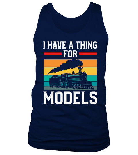 Model Train Collector Tank Top Unisex