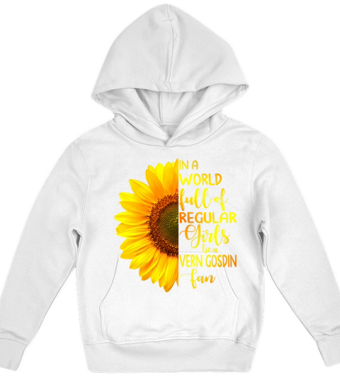 In A World Full Of Regular Girls Be A Vern Gosdin Fan - Ladies Flowy Tank Kids Hoodie