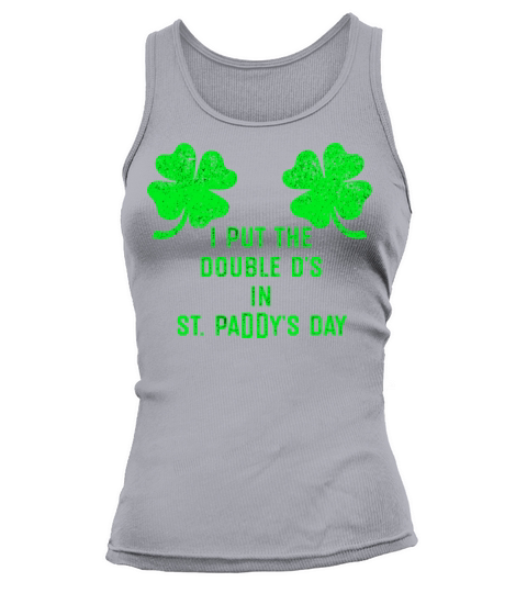 Shamrock Boobs Irish Saint PaddyS St PatrickS Da Tank top Woman
