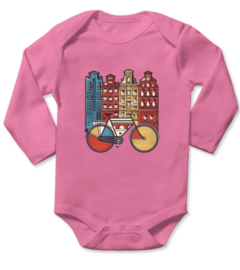 Amsterdam Long Sleeve Baby One-Piece
