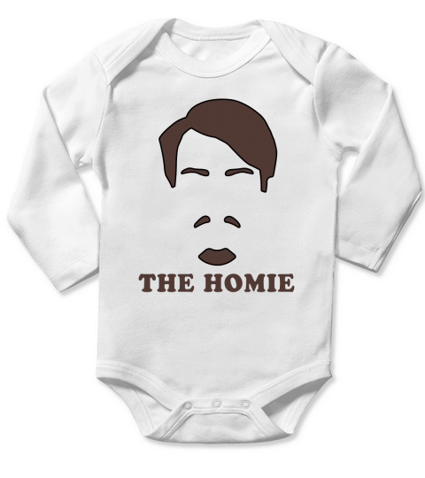 The Homie Dario (w/ Text) Long Sleeve Baby One-Piece
