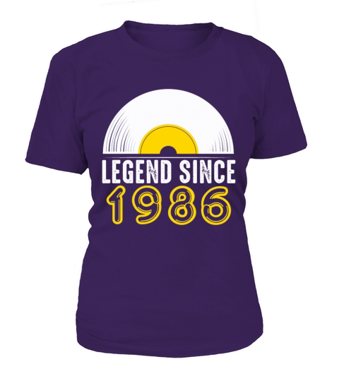 Birthday Present Legend Since 1986 Record Gift Women's T-Shirt
