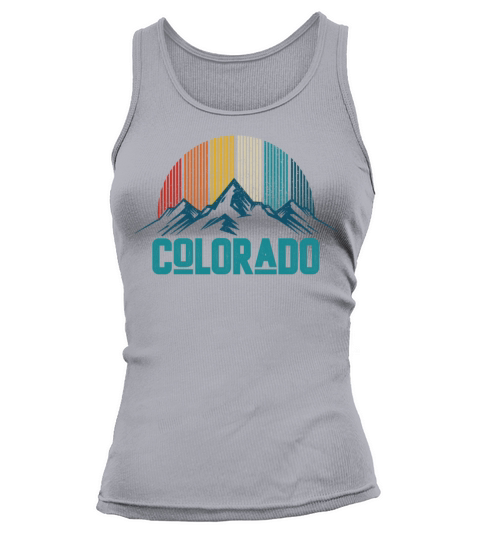 Colorado Vintage Mountains Women's Tank Top
