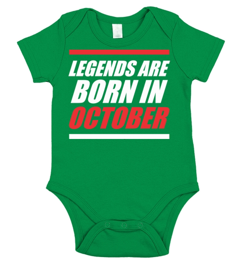 Born in October Short Sleeve Baby One-Piece