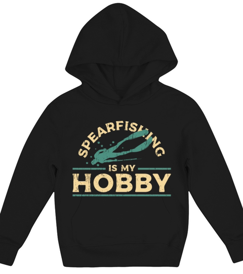 Spearfishing hobby Kids Hoodie