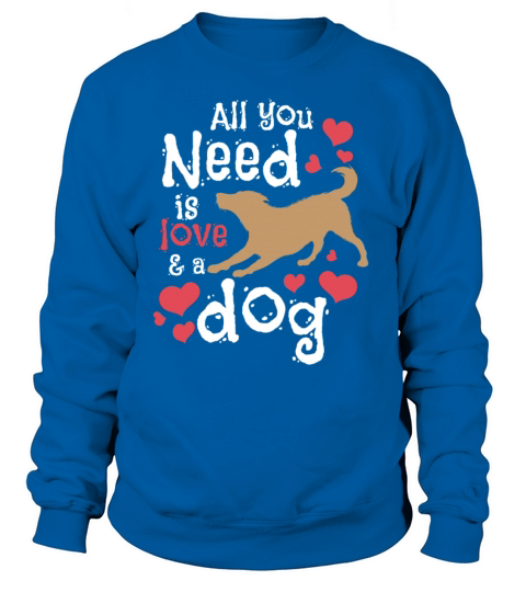 Dogs love gift present Women's Sweatshirt