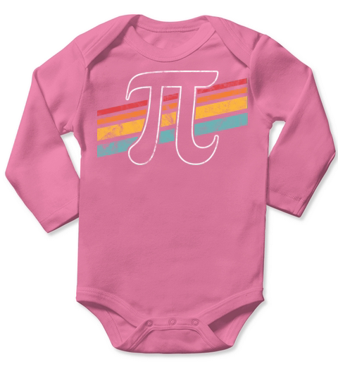 PI Day 2022 Math Lover Mathematics Retro Vintage Long Sleeve Baby One-Piece