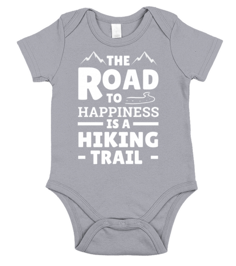 Hike Hiking Mountain Climbing Carabiner Alps Gift Short Sleeve Baby One-Piece