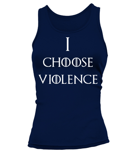 I Choose Violence 1 Black Women's Tank Top