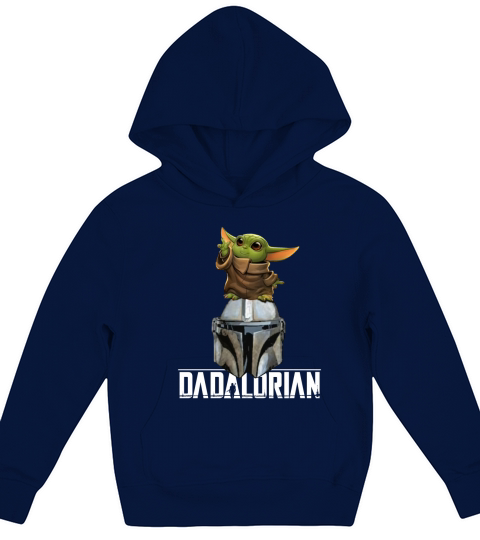 Cute The Dadalorian for Fathers Day Kids Hoodie