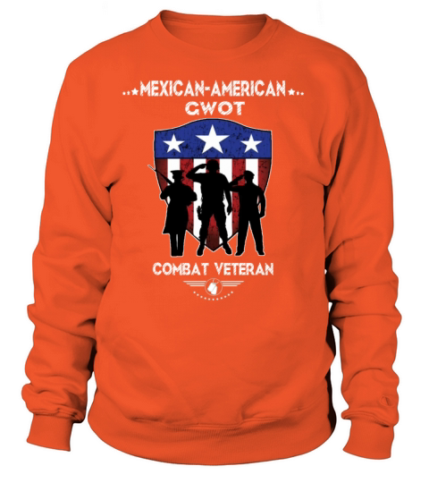 mexican american gwot combat veteran Women's Sweatshirt