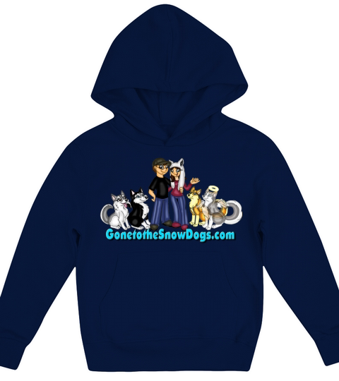 Snow Dogs Vlogs Logo Kids Hoodie