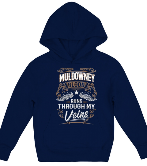 MULDOWNEY Im Not Superhero More Powerful I Am MULDOWNEY name gifts T Shirt Kids Hoodie