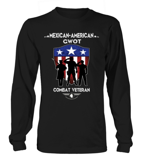 mexican american gwot combat veteran Men's Long Sleeve