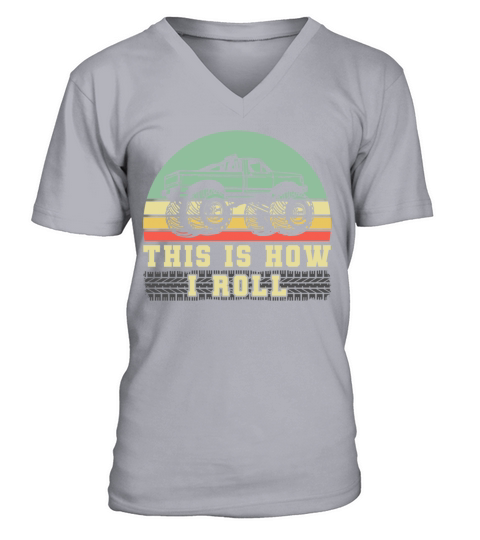 Retro Vintage This Is How I Roll Men's V-Neck T-shirt