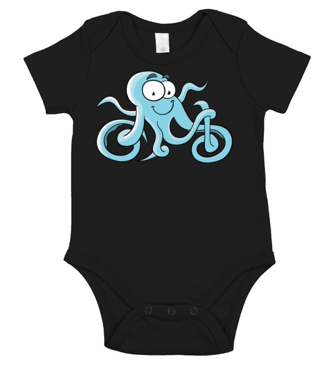 Octopus Short Sleeve Baby One-Piece