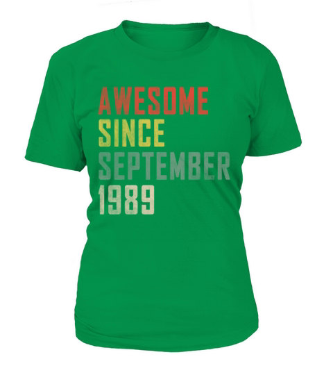 Awesome Since September 1989 Birthday Gift Women's T-Shirt