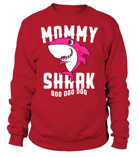 Mommy Shark Doo Doo Doo Halloween Christmas Gift Women's Sweatshirt