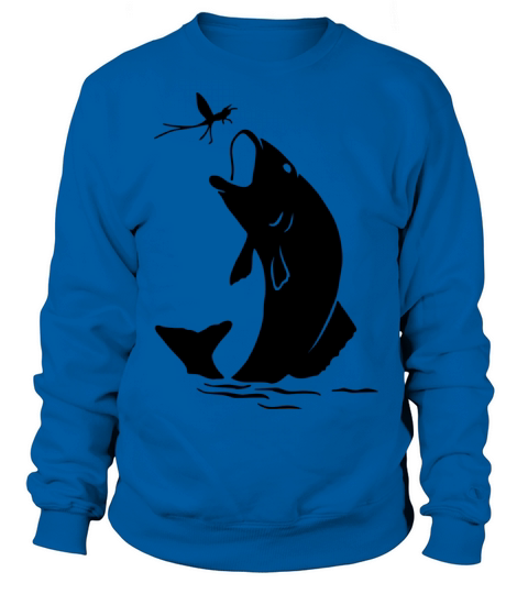 Fly Fishing Fish Jump Larvea Hook Fisherman Gift Women's Sweatshirt