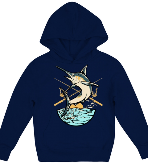 Sea fishing sport Marli design GIFT Kids Hoodie
