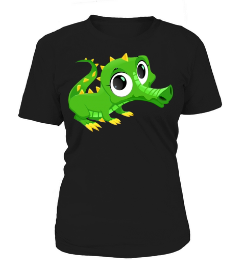 crocodile reptile animal wildlife vector art image Women's T-Shirt