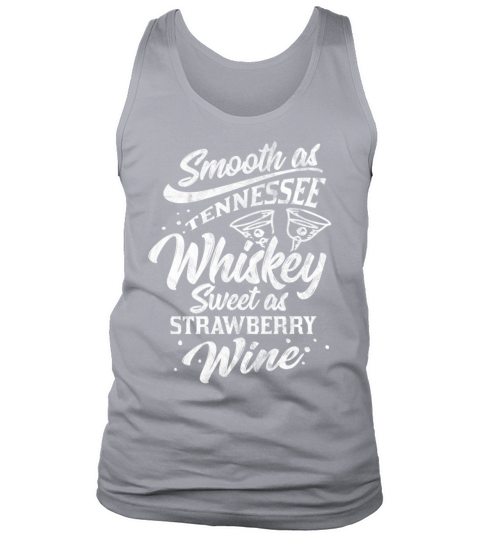 Shirt for party - Smooth as whiskey sweet as wine Men's Tank Top