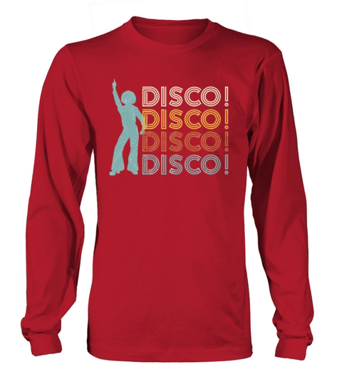 Disco 70s Vintage Retro Sunset Women's Long Sleeve