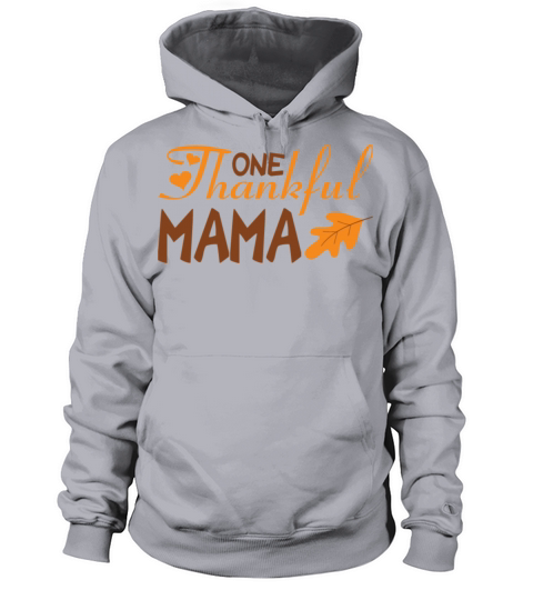 One thankful mama autumn time acorn leaf Women's Hoodie