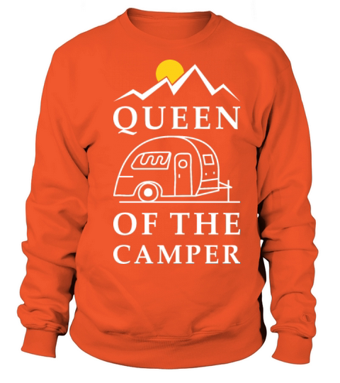 Queen of the RV - Camping Camper Vacation Gift Women's Sweatshirt