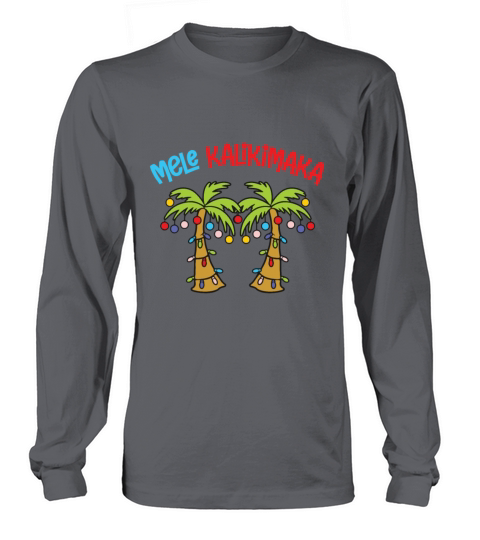Christmas Mele Kalikimaka Santa Hawaii Men's Long Sleeve