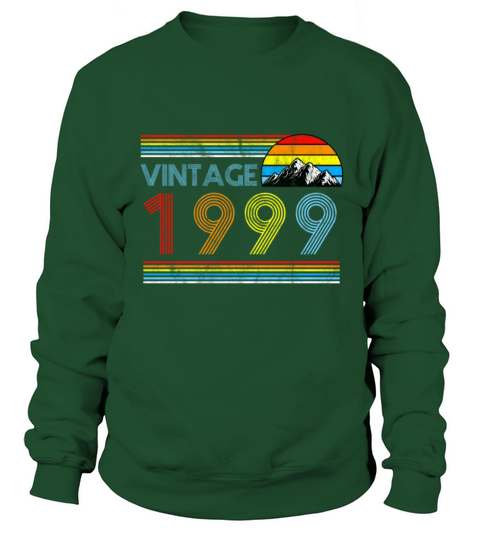21st Birthday Vintage Born In 1999 Gift Men's Sweatshirt